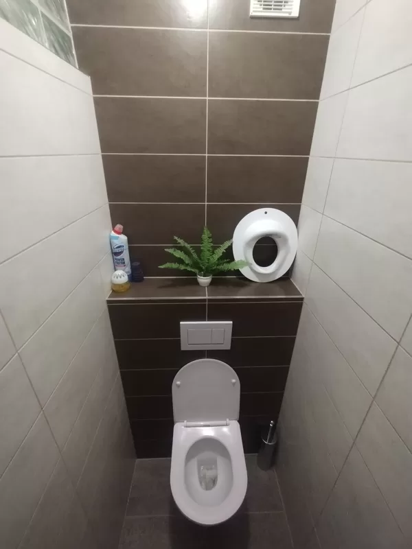 záchod po rekonstrukci